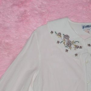 Mori girl / boy peter pan collar blouse